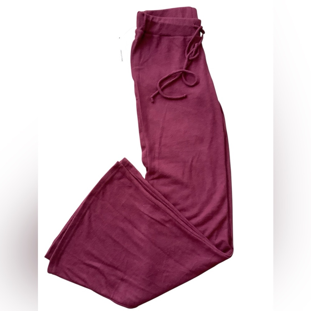 Urban Outfitters Out From Under Flare Bottom Pants Wine Size Small Casual NWT - Picture 5 of 7